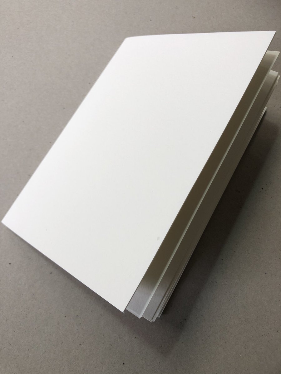 bindingrepairs's tweet image. Hand made notebooks - Stitched Paradigm Cliche archival paper, mill board cases covered in quarter Heritage buckram with Rossi paper sides. sycamorebookbinding.co.uk @rossi1931paper @RatchfordFJ