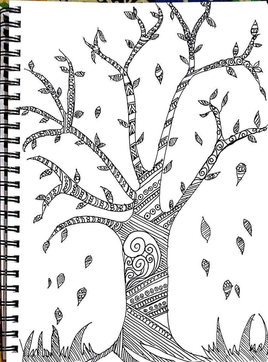 MY PREVIOUS THREAD GOT DELETED :((((((So here's a repost: I recently started making Zentangle art to help my anxiety. I try to do one everyday. Here's a thread with the art.PLS RT for visibility, the encouragement will hopefully keep me at it.14.04.20