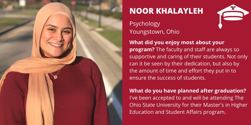 youngstownstate's tweet photo. This Y Day Friday we're celebrating our seniors! ♥️🐧 We will continue to showcase the Class of 2020 throughout the rest of the semester. If you're going from #GuintoGrad, submit your information here ➡️ https://t.co/eBOZKzCgxM https://t.co/kFoFMrXe8m