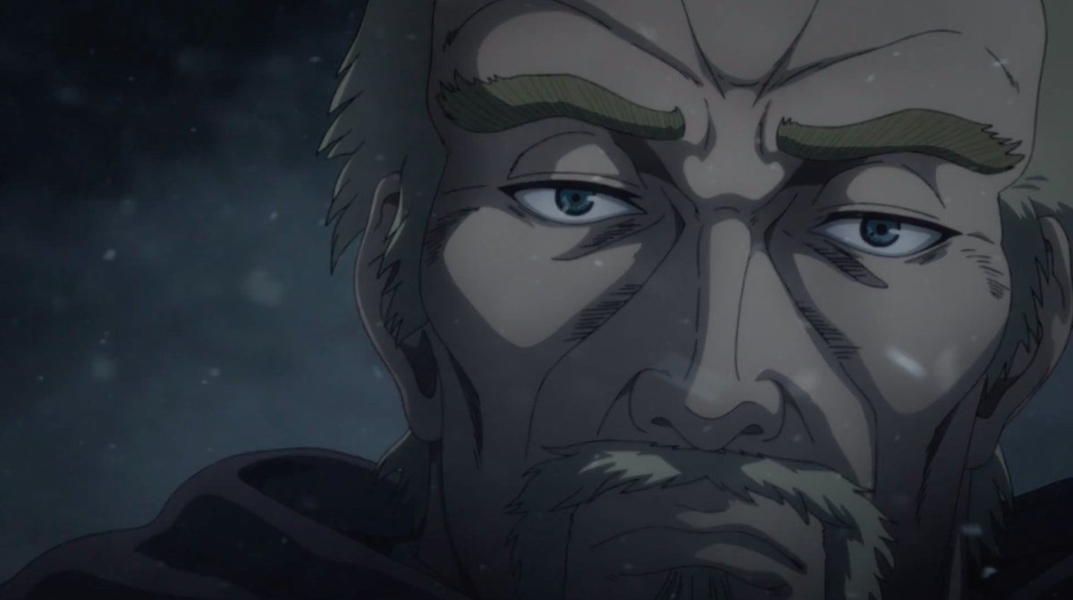   #VinlandSaga EP 14 completely elevated the manga chapters I read for this part, on EVERY level. It& #39;s brilliant, merciless, and brutal. It& #39;s such an amazing mix of awful violence, incredible tension and tragic thematics. The best episode uptil this point in the series. (Thread)