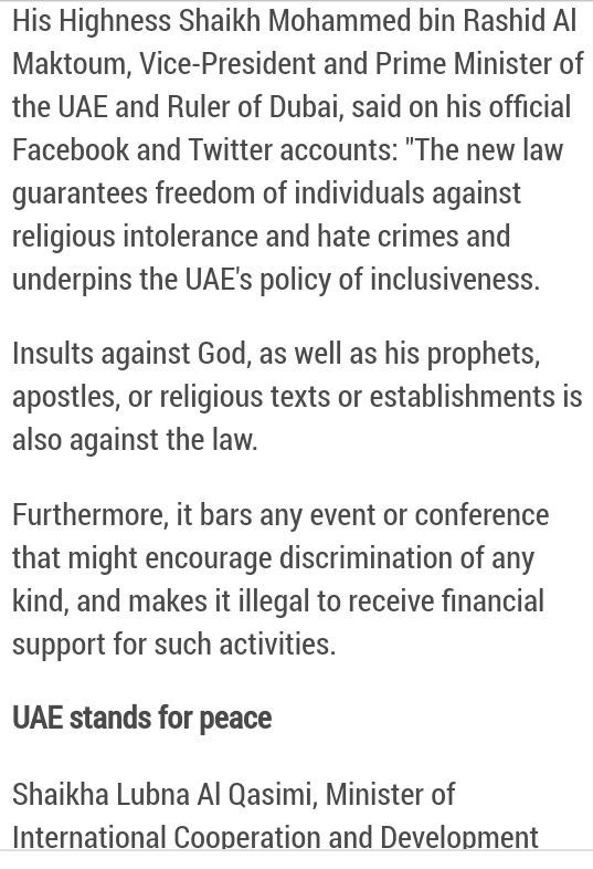 joerave's tweet photo. We Salute U
@MohamedBinZayed @HHShkMohd
#HESheikhaLubna
@UAE_MICAD
@LadyVelvet_HFQ
#MICAD
@UAEMissionToUN
4 the 'Definer of peace' law preventing hate on religious/Racial basis
#UAE #Kingdom scores over '#secular' India of @narendramodi
-
@BarackObama https://t.co/OUTeY86gsB https://t.co/FDvHimQDLw