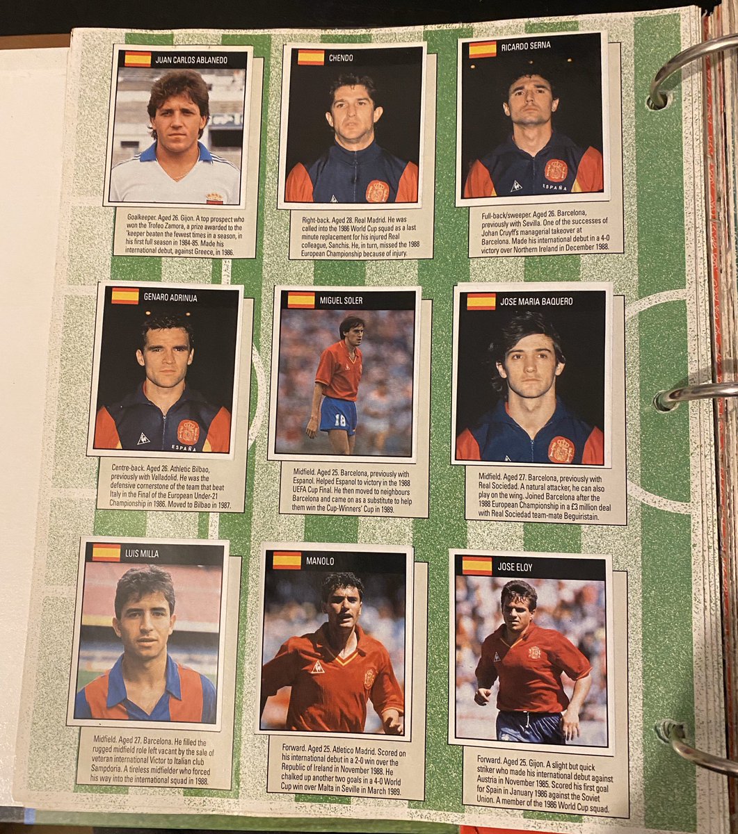 There’s a load of Spain players here who were never quite as good as you wanted them to be