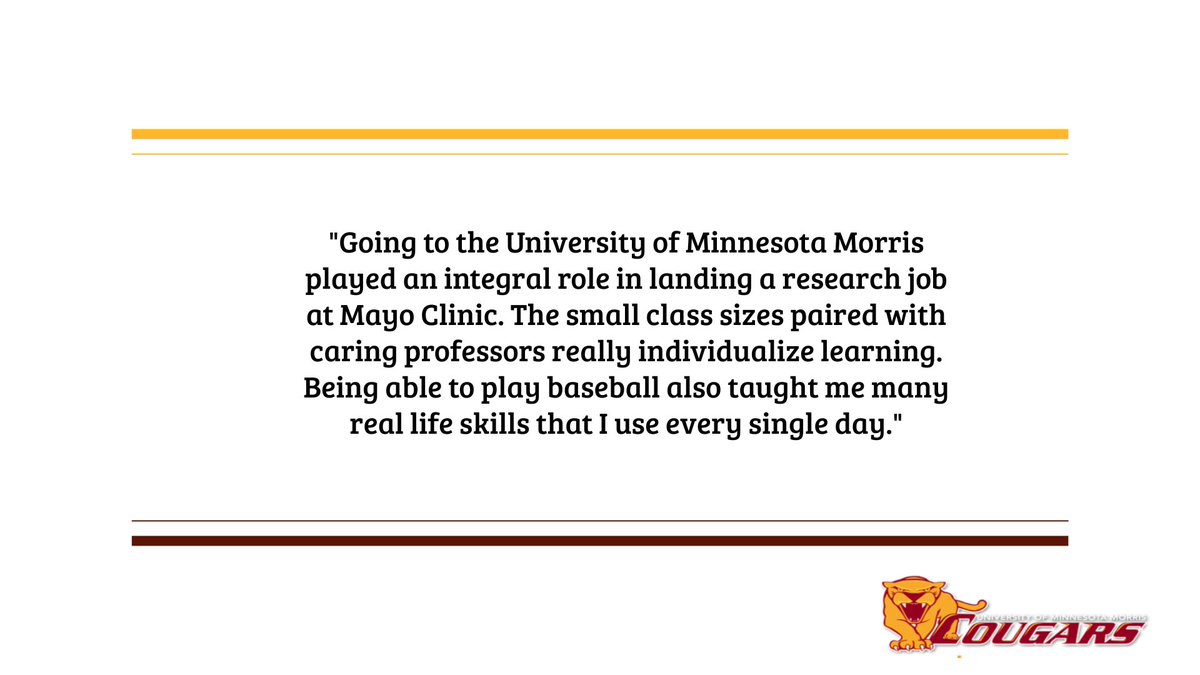 Morris SAAC (@morris_saac) on Twitter photo Evan Ellingworth (<a href="/UMMCougarBB/">Minnesota Morris Baseball</a>) is grateful for all University of Minnesota-Morris brought him! He uses the skills he learned daily. Thanks for all you do Evan! #D3Week #WhyD3 Evan Ellingworth (<a href="/UMMCougarBB/">Minnesota Morris Baseball</a>) is grateful for all University of Minnesota-Morris brought him! He uses the skills he learned daily. Thanks for all you do Evan! #D3Week #WhyD3