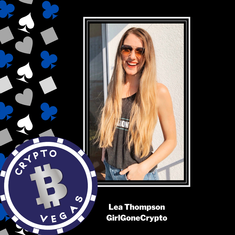 CryptoVegasConf's tweet photo. Excited for @girlgone_crypto to take the CryptoVegas stage! Lea began posting videos of her playing ukulele on @steemit years ago &amp;quickly fell into the world of cryptocurrencies. Fast-forward a few years, she now creates content &amp; helps highlight projects that increases adoption https://t.co/ct81FtIXzd