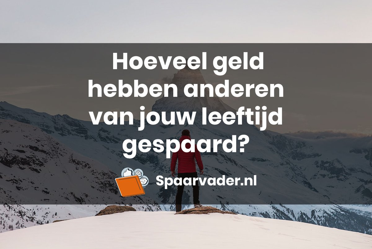 spaarvader's tweet photo. Hoeveel geld hebben anderen van jouw leeftijd gespaard? https://t.co/dsuZXKF89i #geld #sparen #vergelijken #leeftijd #vermogen #spaargeld #hoeveel #spaarrekening #minimaal #doorsnee #gemiddeld #buffer #noodfonds https://t.co/A8xM1Zy7mt