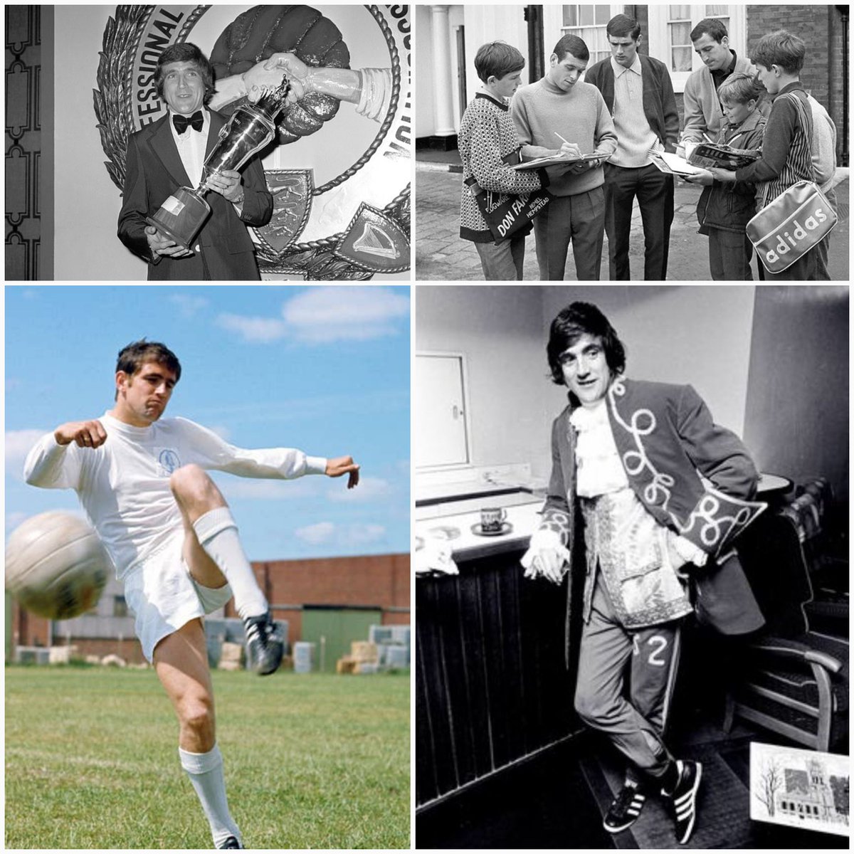 BrianDurdock's tweet photo. #ShareYourStripes 
#Lufc 
#normanhunter 
RIP Norman Hunter Legend and PFA Footballer of the Year 1974. https://t.co/yYxUwUKyL2