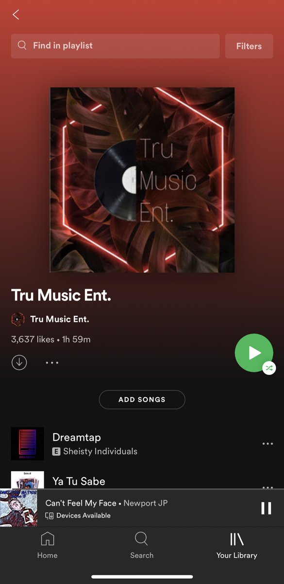 We keep our Spotify playlist on shuffle 24/7! 
DM us for a spot on TME Playlist 🔥

open.spotify.com/playlist/2UjJi…