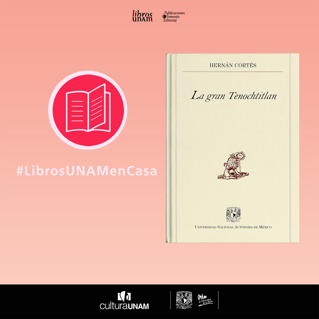 🔹En este libro, el propio Hernán Cortés nos ofrece un relato en el que "describe sus primeras impresiones respecto al encuentro con una de las más destacadas civilizaciones indígenas"📚
👉 bit.ly/3aamVRv

<a href="/CulturaUNAM/">CulturaUNAM</a> #LibrosUNAMenCasa #CulturaUNAMenCasa #QuédateEnCasa