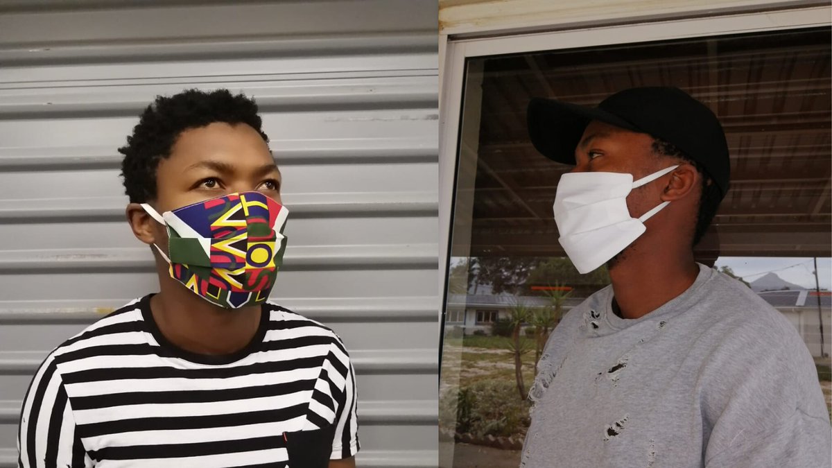 theatlascharity's tweet photo. Cape Town coach, Xolani, has been making masks to help protect our kids in Masiphumelele from coronavirus 👏 👏 👏

Read more about the impact our amazing team in Cape Town has had on our kids &amp; how you can help 🇿🇦

https://t.co/91JZtl6Fao https://t.co/vMqsmKdskz