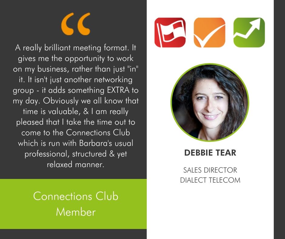Thank you for your feedback Debbie at <a href="/DialectTelecom/">Dialect Telecom</a> - we are lucky to have such a kind and superb 'connector' in our community of business leaders at The Connections Club.