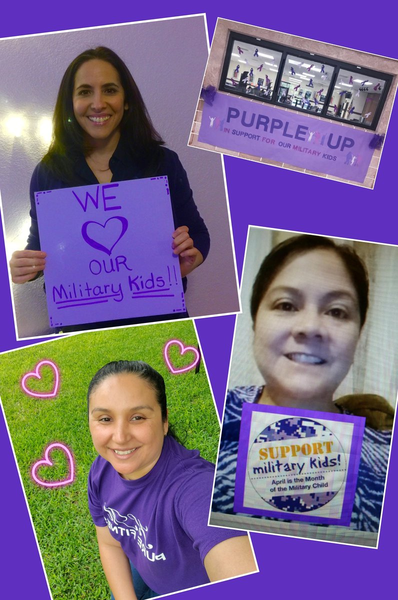 NISDElrod's tweet photo. Today we Purple-Up to show our support for military children! 🇺🇲🇺🇲
@PurpleUpUSA 
@NISD
#PurpleUp 
#BeLegendary
#RootEdElrod https://t.co/KD76FViKgU