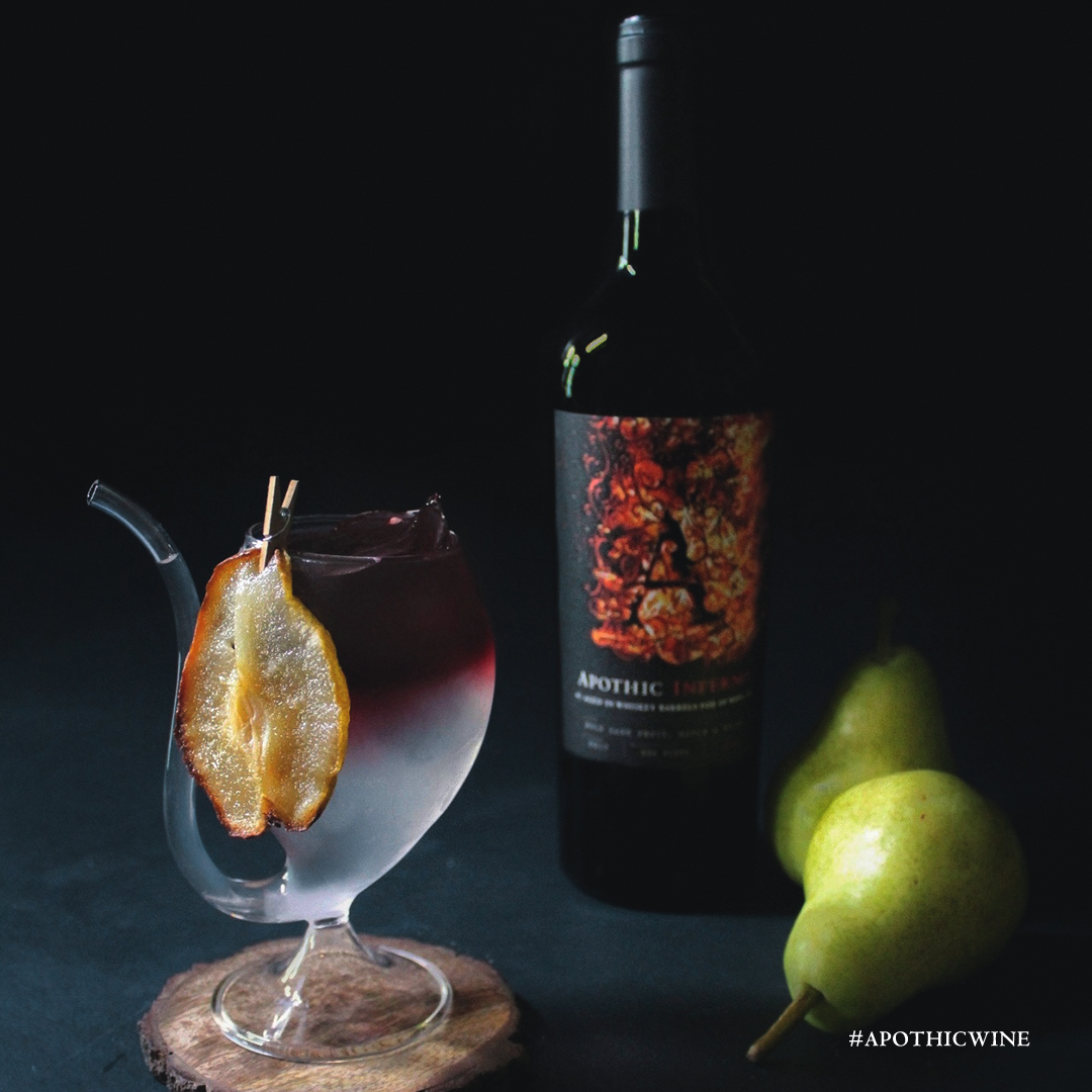 ApothicWine's tweet photo. We challenged @the_garnishguy to create an alluring cocktail using ingredients you had in the cupboard. The 🥛“Milk Punch”🥛 was even more mischievous than we could have hoped. Thanks to everyone who submitted suggestions! Full recipe below. #ApothicInferno https://t.co/fm37gtQfOr