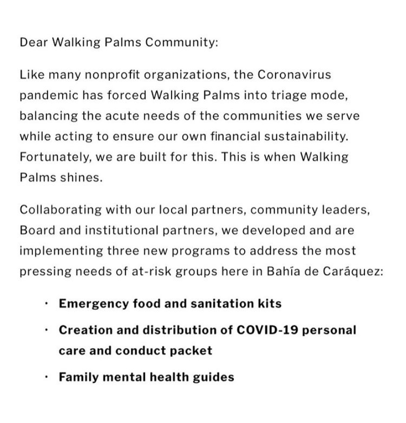 walkingpalms's tweet photo. Walking Palms COVID-19 Response
Go to https://t.co/VjSi7pV3Dp for more information

#Bahiaselevanta #commmunityhealth #globalhealth #nonprofit #communityfirst #COVID19 #coronavirus #healthsystems #disasterprep #ecuador #WalkingPalmsGlobalHealth #bahiadecaraquez #latinamerica https://t.co/hnPgBFTF8p