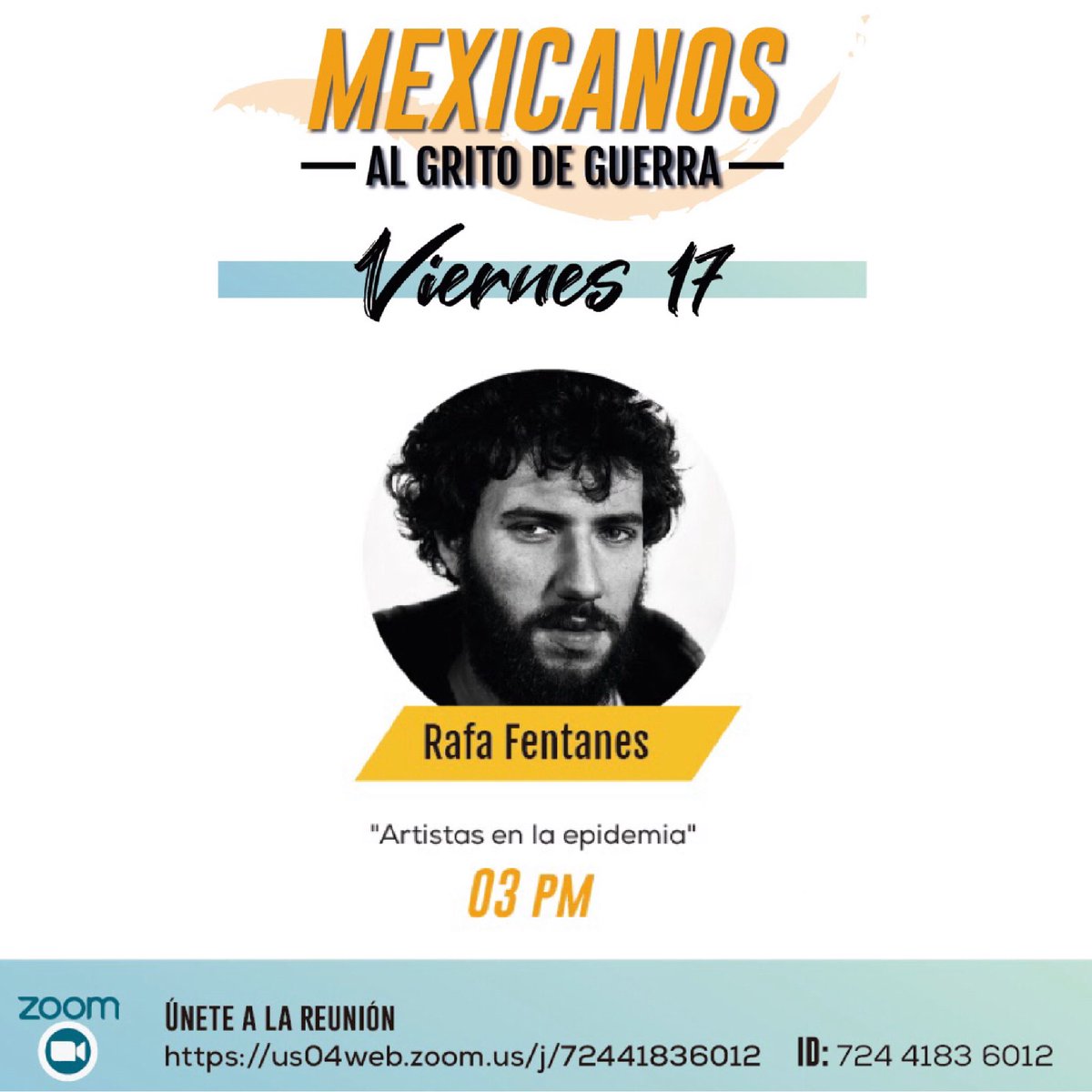 GritodeGuerra20's tweet photo. Iniciamos nuestro segundo bloque del día de hoy con Rafa Feantes #algritodeguerra #MAGG #mexicanoscompartiendo #MakeItHappen https://t.co/T5Ddi1k9pu