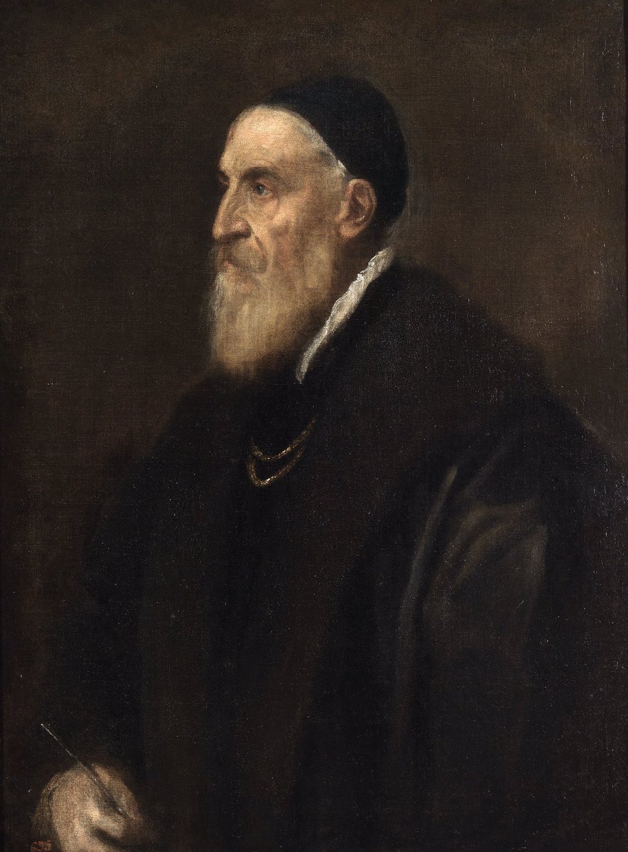 El pintor preferido de Carlos V fue, sin duda, Tiziano.Su hijo, Felipe II, heredaría el gusto hacia el pintor italiano al que conoció en su juventud y con el que mantuvo relación hasta la muerte del artista en 1576.Hoy hablaremos de Tiziano y Felipe II.Hilo 