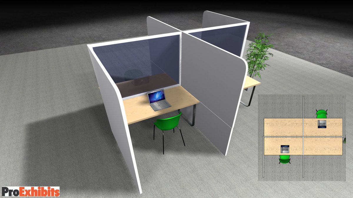ProExhibits's tweet photo. Easily configurable, workplace cubes keep employees comfortable & safe when they return to work. SEE MORE CORPORATE SOLUTIONS ➡️ https://t.co/RJD9q3IA4C #temporarypartitionsystem #partitionsystem #temporarystructures #workplacecube #cubicle #temporaryworkspace https://t.co/INTWPiWYBt