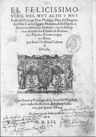 El príncipe Felipe, que sería el rey Felipe II, creció rodeado de estas obras, cogió gusto a este artista que conocería en 1548 en Milán, durante el que fue llamado “felicissimo viaje”.Tenía 20 años.