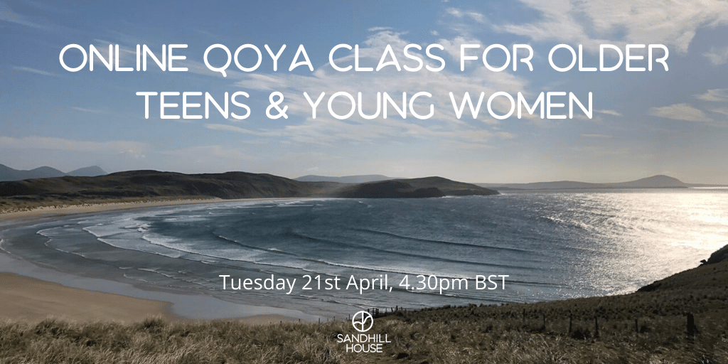 Free online Qoya class 21st Apr 4.30pm for older teens &amp; young women🙋‍♀️

Relieve stress &amp; keep active with #yoga, free movement, dance and fun!

Sign up here: bit.ly/2VicRSf