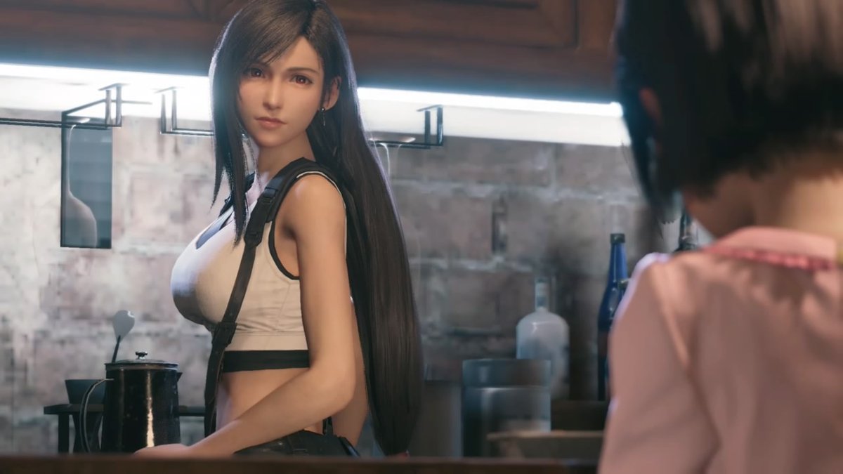 Along with Aerith who continues to be cute as hell.