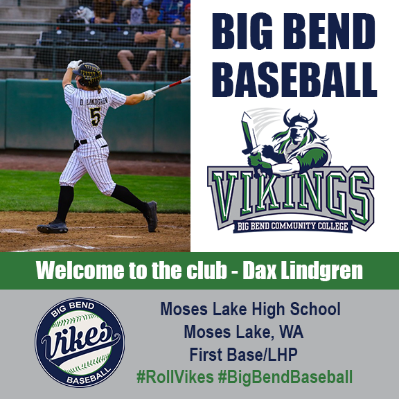 BigBendVikings's tweet photo. Welcome to Big Bend Baseball Dax Lindgren! #BigBendCC #BigBendBaseball #RollVikes #2020Signees https://t.co/k0juDlmrth
