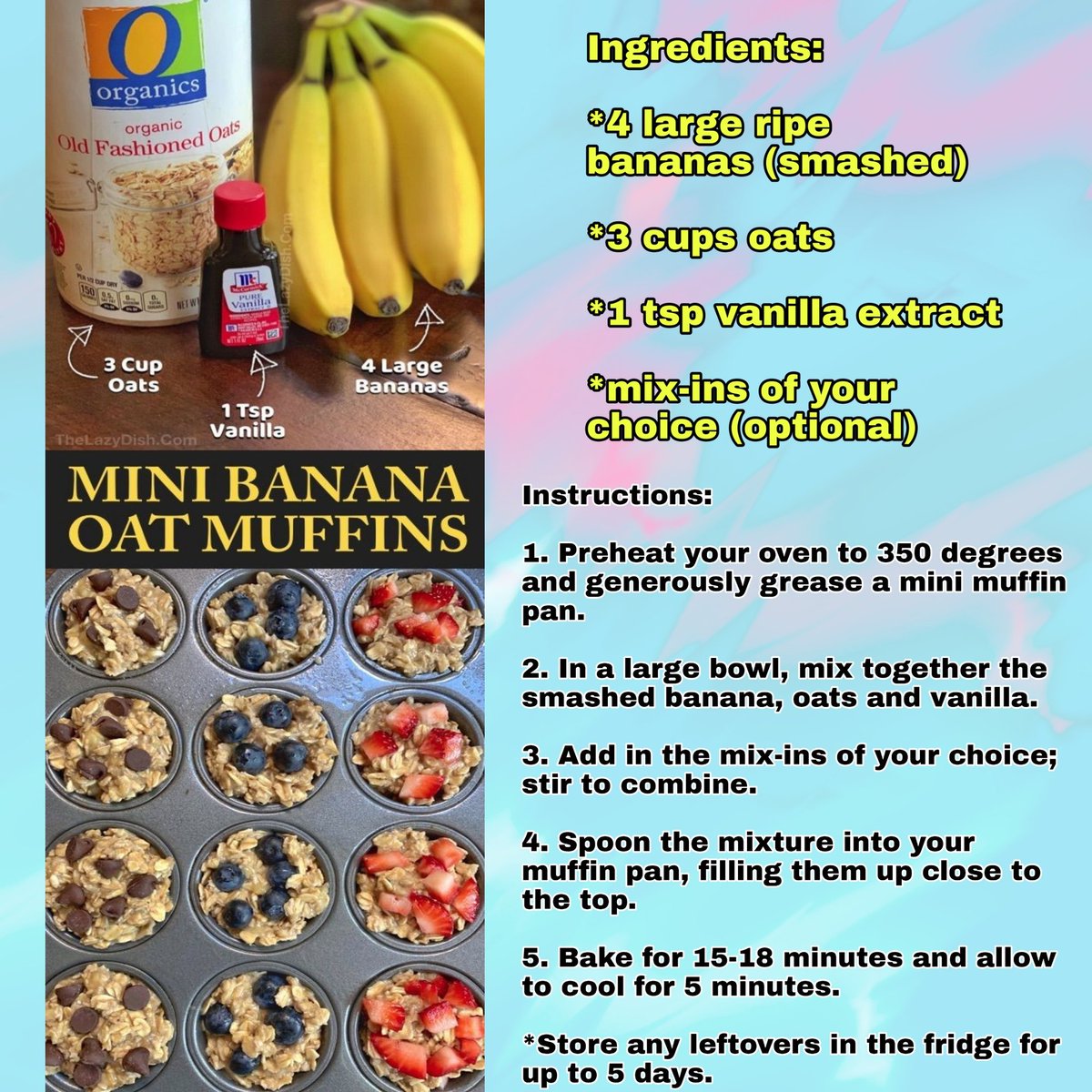 CoachRRamirez's tweet photo. Friday's 3 ingredient recipeπ This snack is perfect for any time of the day. You can add a 4th ingredient of your choice of mix-ins!βΊοΈ #easyrecipes #broncope #healthysnacks #jrchefs @BroncosPE @RooseveltBronc1 https://t.co/bMiEvENKHp