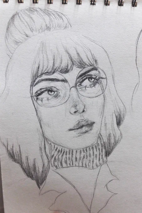 shes so pretty i needed to do a redraw at 1am? 
