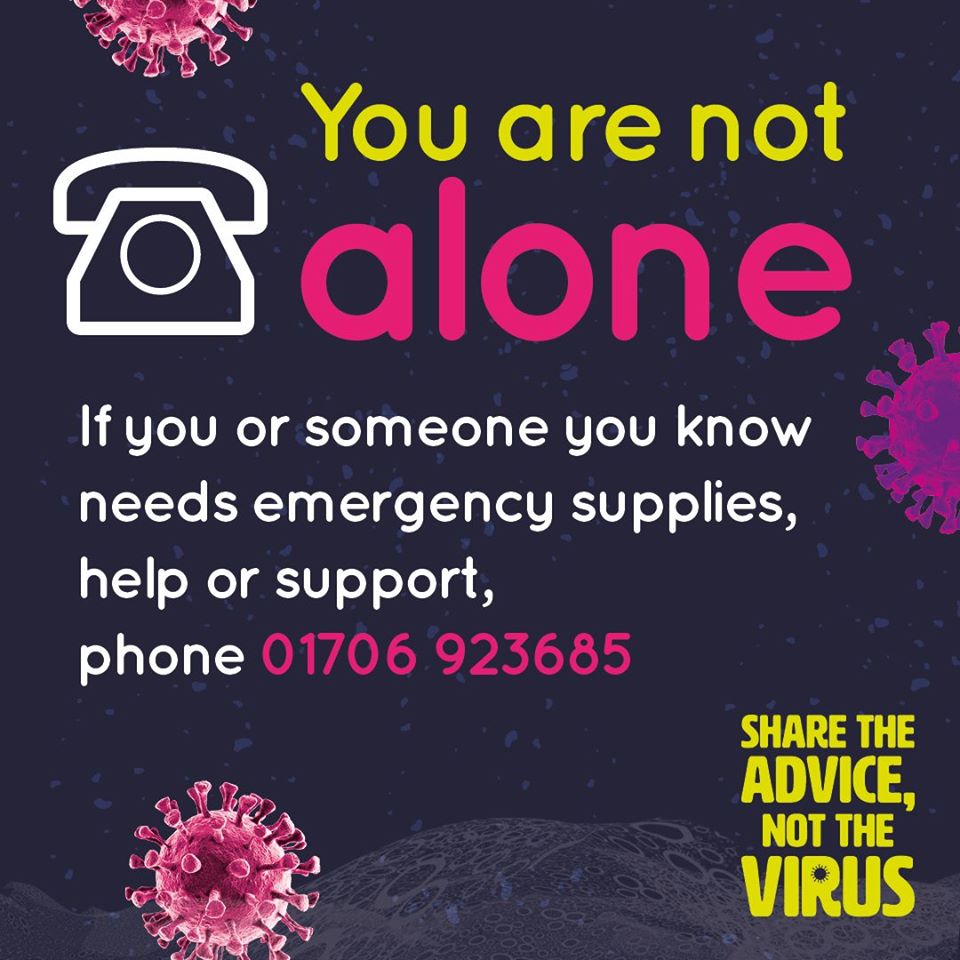 RochdaleCouncil's tweet image. Any vulnerable resident across the borough needing help and support can contact our special hotline number on 01706 923685. A member of our teams will be in touch as a priority to ensure the right help is provided safely and promptly. rochdale.gov.uk/coronavirus