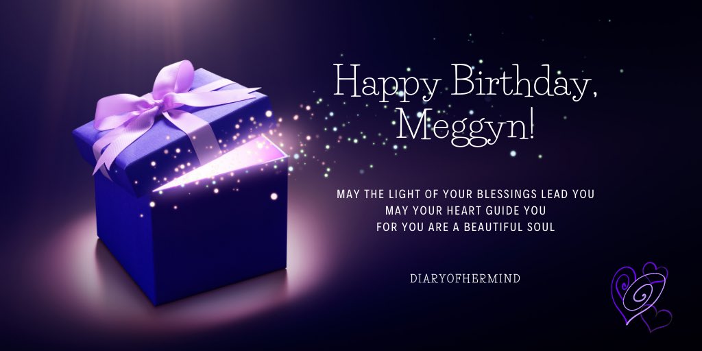 diaryofhermind's tweet photo. 💜 HAPPY BIRTHDAY, MEGGYN! 💜
Join us over on DLive with Meggyn’s Blog for BIRTHDAY STREAM &amp; 1K Celebration with Friends! 🧁
👉 https://t.co/mhsNxGtsUV 
via @BMeggyns @cab791832050 @greenbaywacky 
#DLive #live #chat #music https://t.co/8aGDDAiwXW