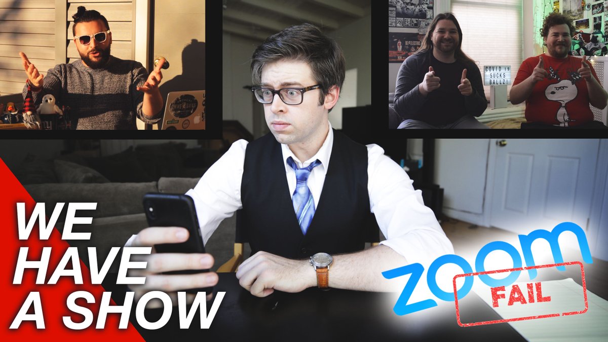 ZackMorrison18's tweet image. BRAND NEW @WeHaveAShow!!! We try (and fail horribly) to catch up over @zoom_us. Shoot us a SUBSCRIBE if you're feeling like it. Or not. It's cool I guess. #WeHaveAShow 

youtu.be/nD-1vqHoVew