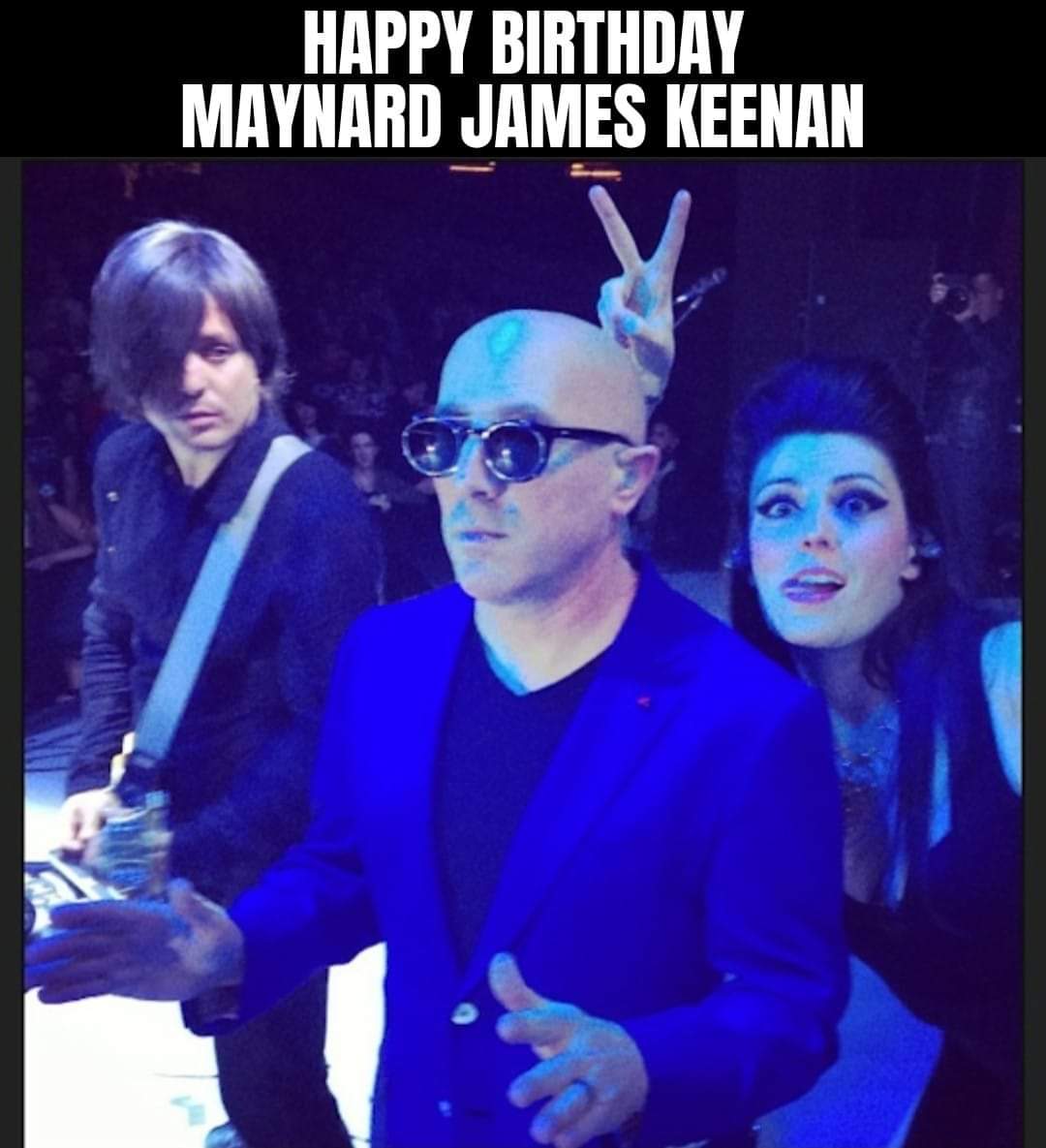 Stolen from my Maynard James Keenan page. Happy birthday Maynard! 