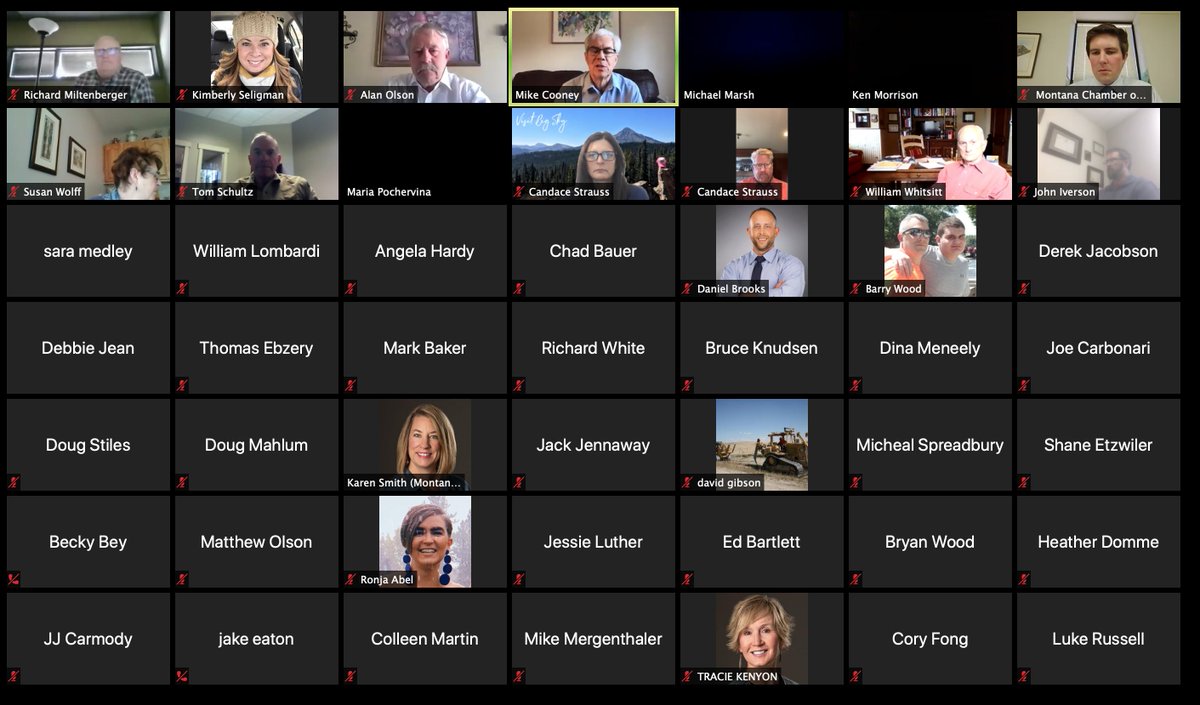 MontanaChamber's tweet photo. Thank you Mike Cooney for Governor for taking the time to participate in our Montana gubernatorial candidate tele-town hall event. We appreciate your time and willingness to meet with our members and other business leaders!
#MTBiz #MTChamber #Election2020 #Montana https://t.co/l7y8V9zWfQ
