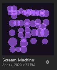 Fluffgar's tweet photo. It might not look like much here but it's a project I'm actually making headway with. That's important. #ScreamMachine #itchIO https://t.co/QQekHgkbo3