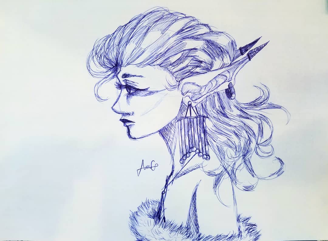 LuxGamma's tweet photo. Was in a thread talking about under eye marks/blush/shadow, and I felt inspired
Enjoy my crappy pen doodle while I waste away at work
#elf #makeup #undereyeshadow #art #artist #doodle #pen #freehand #sketch https://t.co/2JU4OXrJoT