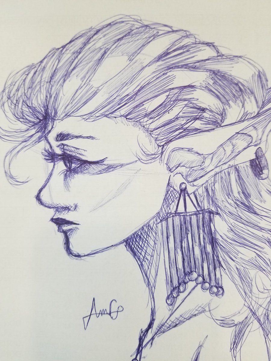 LuxGamma's tweet photo. Was in a thread talking about under eye marks/blush/shadow, and I felt inspired
Enjoy my crappy pen doodle while I waste away at work
#elf #makeup #undereyeshadow #art #artist #doodle #pen #freehand #sketch https://t.co/2JU4OXrJoT