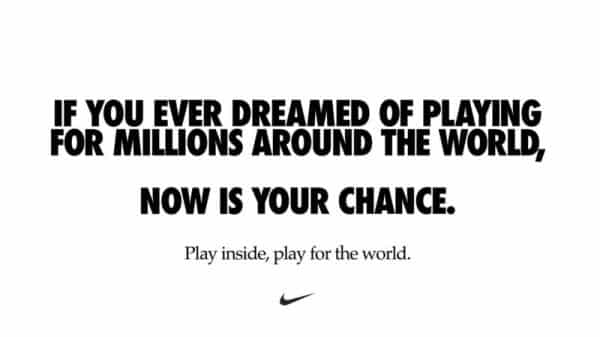AnnagSadik's tweet photo. Nike insists on its usefulness at home

#NMKTRCH #MKTINGNEURO 
@lets_NEUROmkt @LTisad https://t.co/uwXxbpcCUl