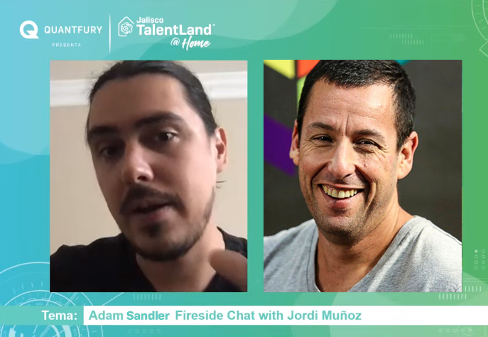 latostadorano's tweet photo. Jordi @Jrdmnz entrevistando a Adam Sandler en @talent_net :P #talentAtHome https://t.co/rAbKqeo3YN