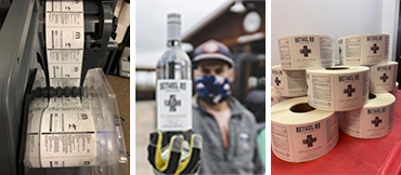 RethinkLabel's tweet photo. Labeltronix Donates Labels to Distillers, Wineries Making Hand Sanitizer. --- ReThink Labeling, a division of Labeltronix, is using #label printers #EPSON #ColorWorks C7500 to print labels. https://t.co/GUctOiLZBM https://t.co/aJqHYvYJeE
