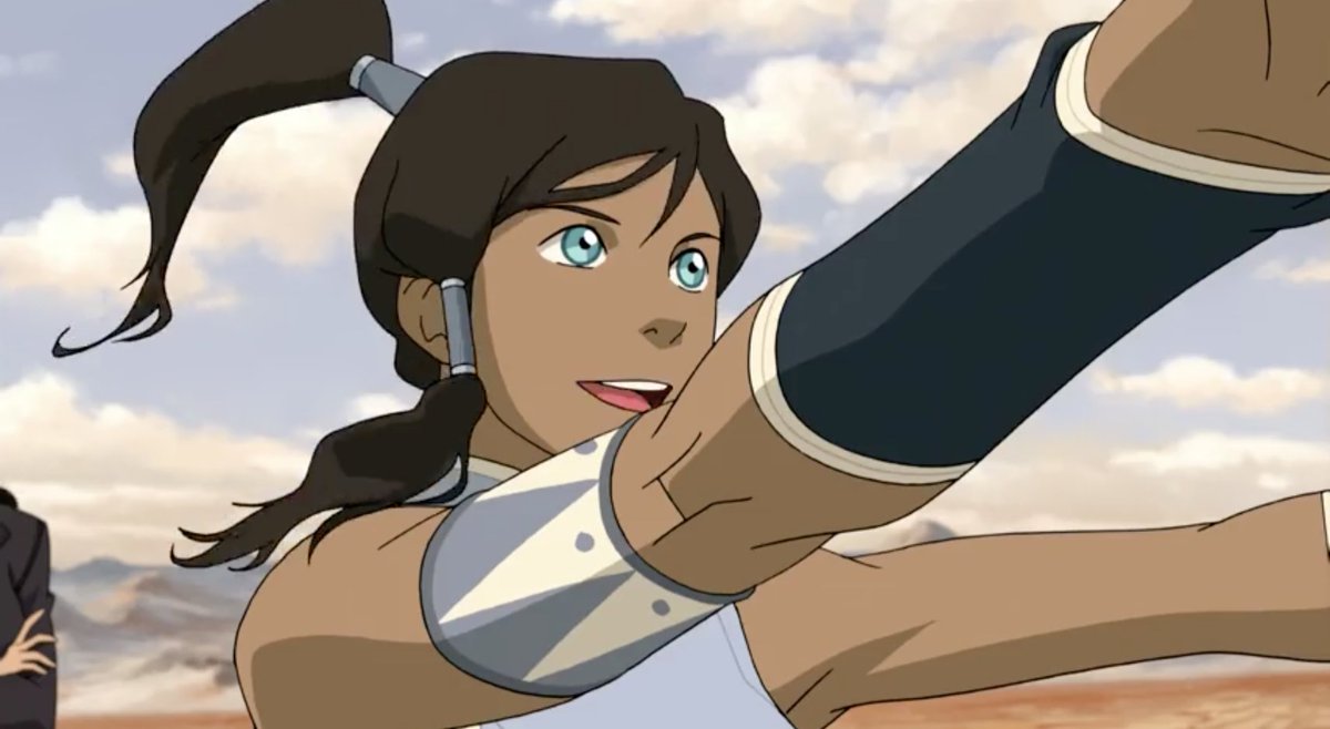 korra and asami laughing at mako's expense we love to see it