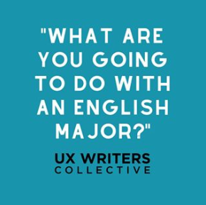 TheUXCC's tweet photo. A lot, actually. UX writing is one of the best careers on the planet for someone with an English major.
And you can start learning before graduating, too. Let @gathercontent tell you all about it: https://t.co/kNb6PcdSId #uxwriting #englishmajor #englishgrad #contentstrategy https://t.co/5683JPLTtT
