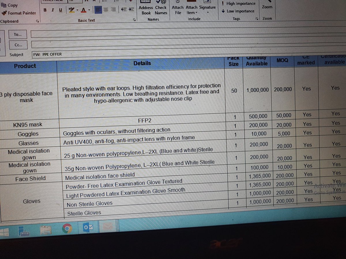 Richard12545678's tweet photo. @jessphillips I have 200,000 medical Gowns 25g &amp; 35g. Protective suits, ICU suits googles face shields. gloves. masks etc. I'm being ignored by UK &amp; Welsh Gov. NHS England &amp; Wales. others countries buying whatever I can offer. it doesnt make sense, why @MattHancock is ignoring smaller business https://t.co/zhPnOMnrBD