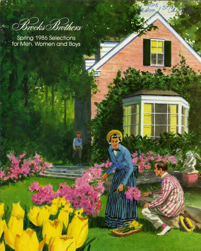 At home with #BrooksBrothers. #FBF to these nostalgic 1980's