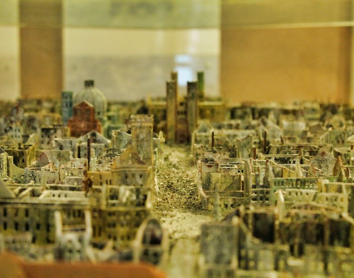 Take a moment to view the memorial for the 16th March 1945 — and the model showing Würzburg after the night when Würzburg was decimated in a bombing raid.