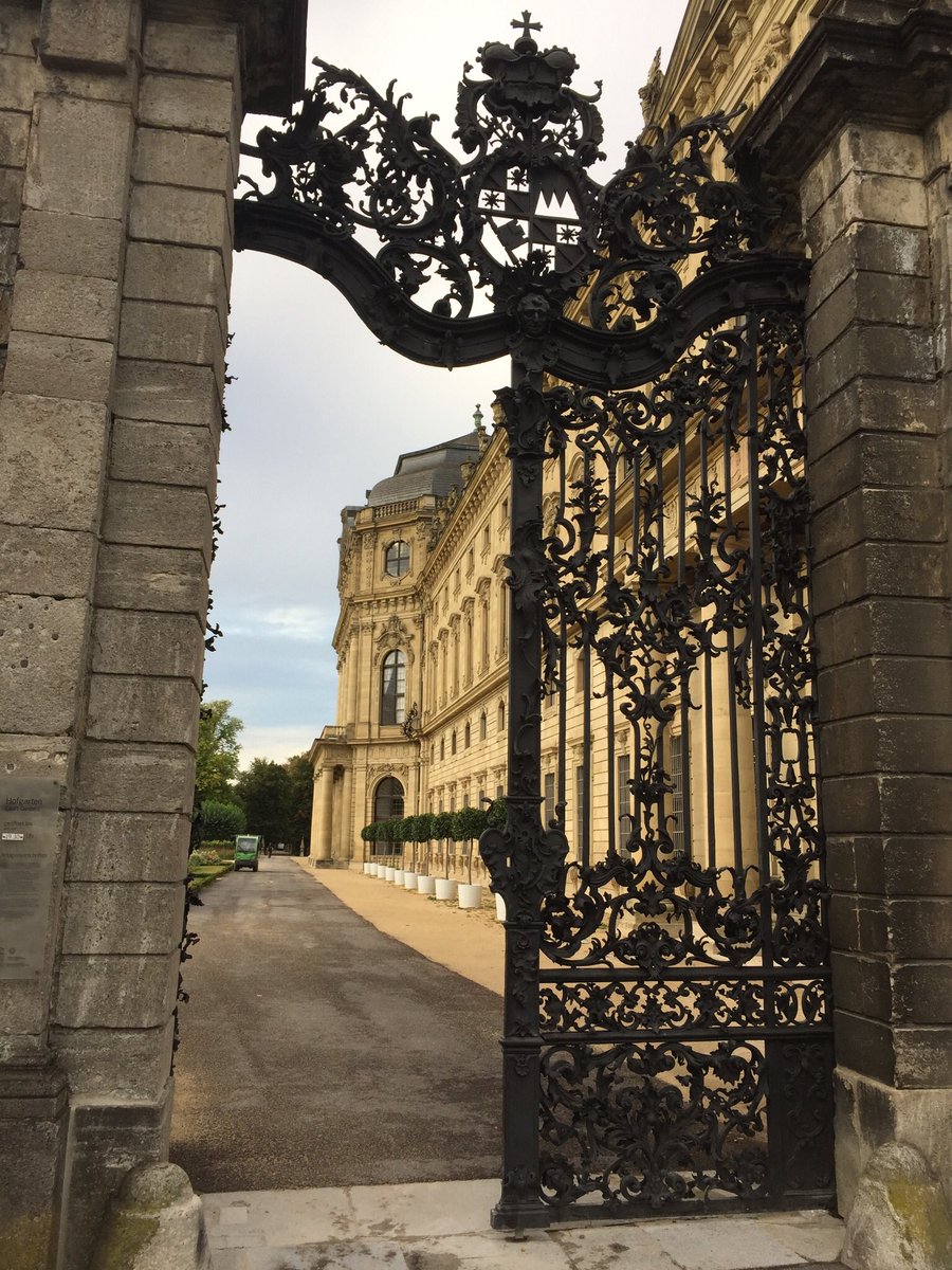 Walk up to the Residenz - an imposing palace with beautiful gardens. On the left is one of 3 wineries in the city, the Staatliche Hofkeller.