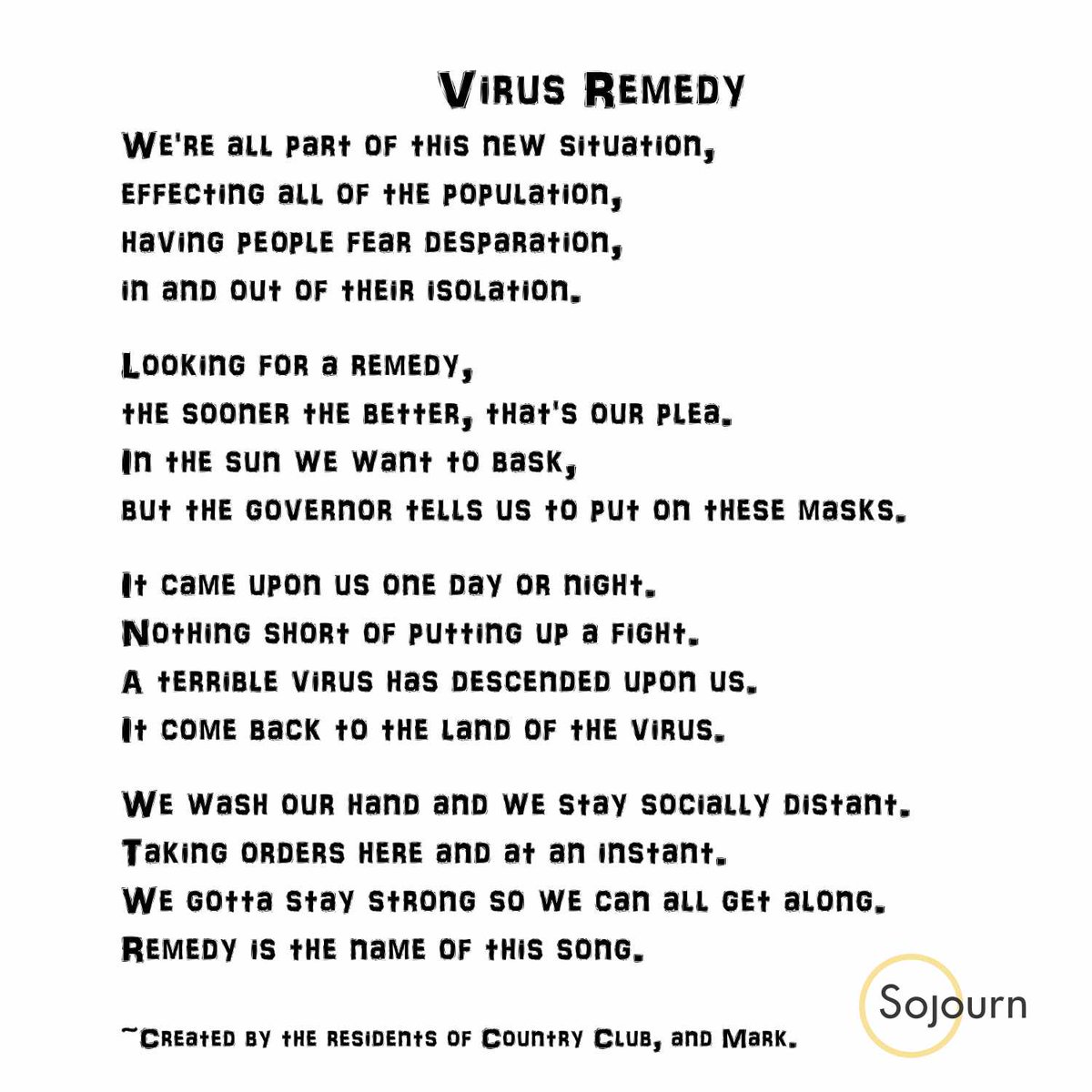SojournMN's tweet photo. April is National Poetry Month! After we read some Shakespeare, and shared some poems, we created a poem ourselves! 

#PoetryMonth #poetry #Shakespeare #sojourngreatdays #sojourn #sojournmn #mn #greatdays #moundmn https://t.co/JhqtXyPQMn