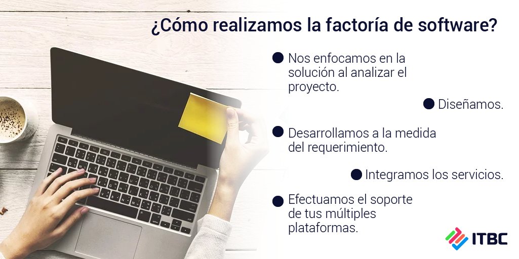 itbc_group's tweet photo. Asegura la correcta operación de tu empresa al confiar en ITBC para el análisis, diseño, desarrollo, integración de servicios y soporte de las plataformas que requiera la solución a tu proyecto tecnológico.
#ITBCGroup #factoríadesoftware #tecnology https://t.co/i6dJyt05km