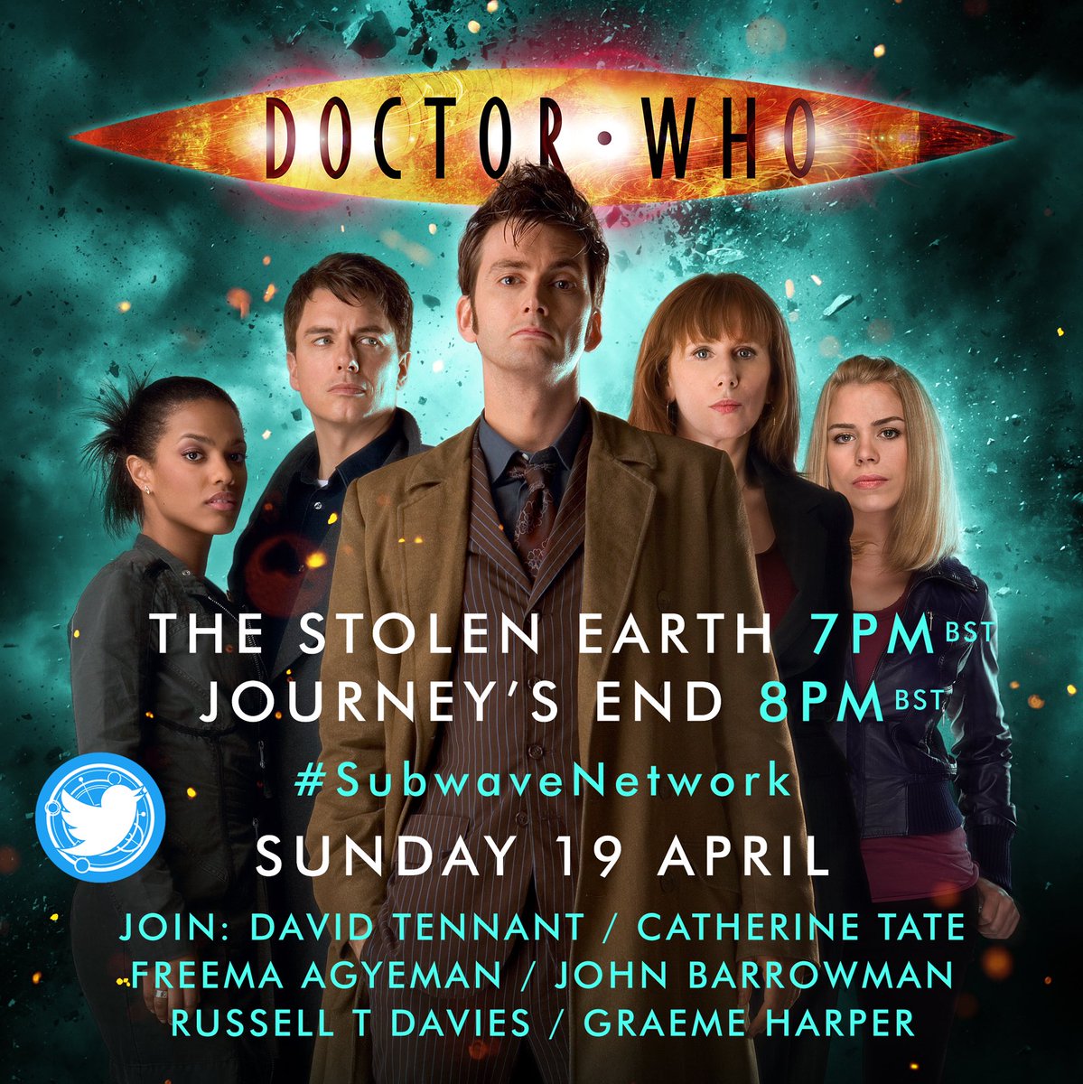 David Tennant - #SubwaveNetwork watchalong - Sunday 19th April 2020