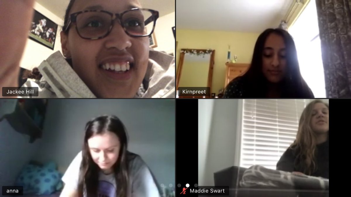 Hill_ATC's tweet photo. Zoom meeting with the FHN Girls LAX team! I miss my sports team’s! Don’t hesistate to reach out if you all need anything! 🎉🏋🏼‍♀️ https://t.co/RJywHiq3gg