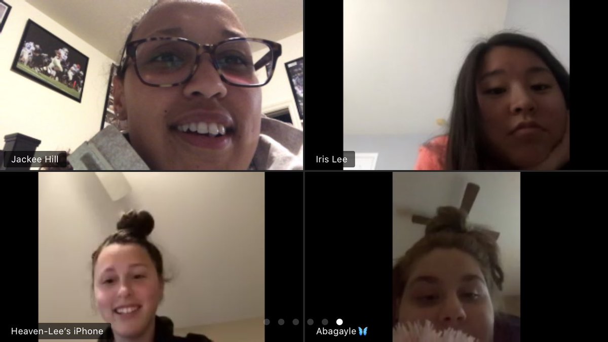 Hill_ATC's tweet photo. Zoom meeting with the FHN Girls LAX team! I miss my sports team’s! Don’t hesistate to reach out if you all need anything! 🎉🏋🏼‍♀️ https://t.co/RJywHiq3gg