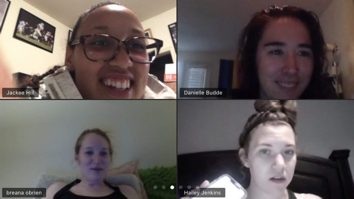 Hill_ATC's tweet photo. Zoom meeting with the FHN Girls LAX team! I miss my sports team’s! Don’t hesistate to reach out if you all need anything! 🎉🏋🏼‍♀️ https://t.co/RJywHiq3gg