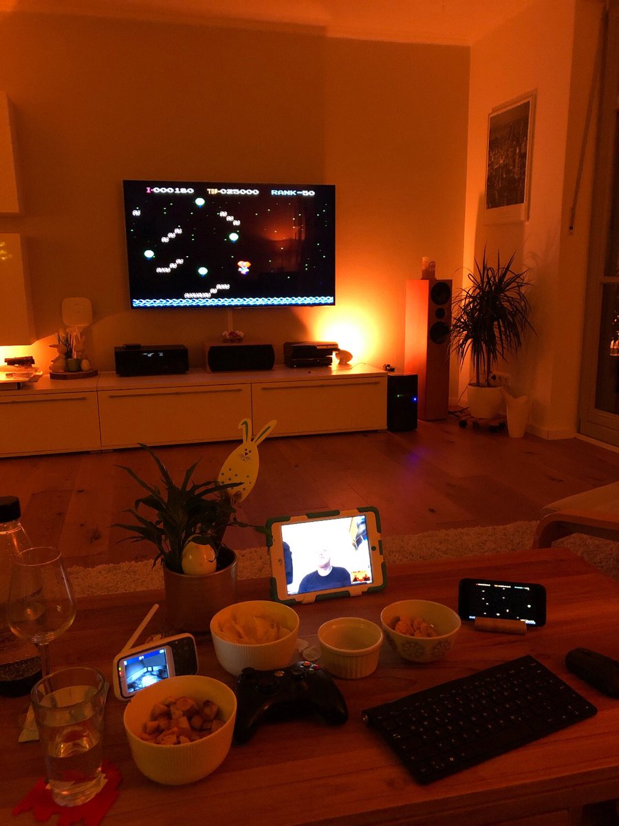 HSCMunich's tweet photo. What’s an outstanding session. Virtual Live Highscore Game Play using Retroarch, Twitch and Zoom. Thanks @liviucoman, @twh1st and @GeekGirlMunich for this event. https://t.co/ZGCZqj71xb
